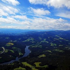 Flugwegposition um 12:07:23: Aufgenommen in der Nähe von Gemeinde Edelschrott, Österreich in 2059 Meter